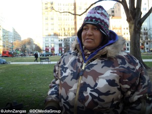 Davinia "Panama" Tells of her struggle as a homeless woman.
